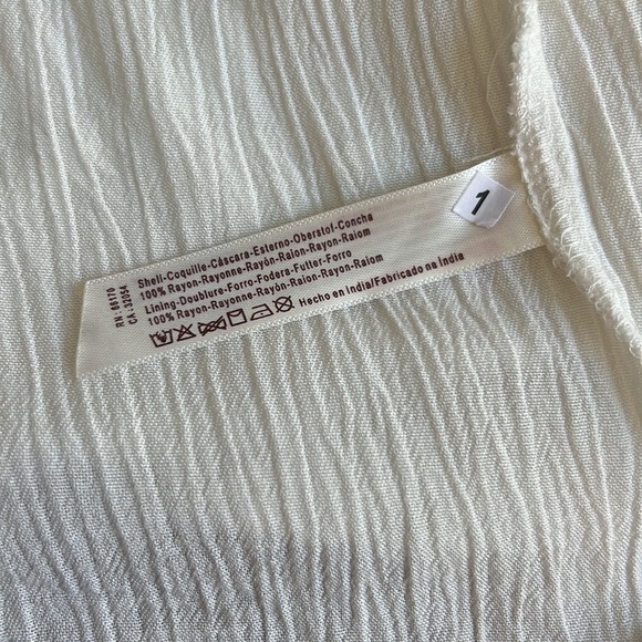 FREE PEOPLE White Maxi Dress Coastal Cowgirl Size XS - Picture 7 of 8